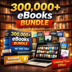 300,000+ Premium eBook Mega Bundle