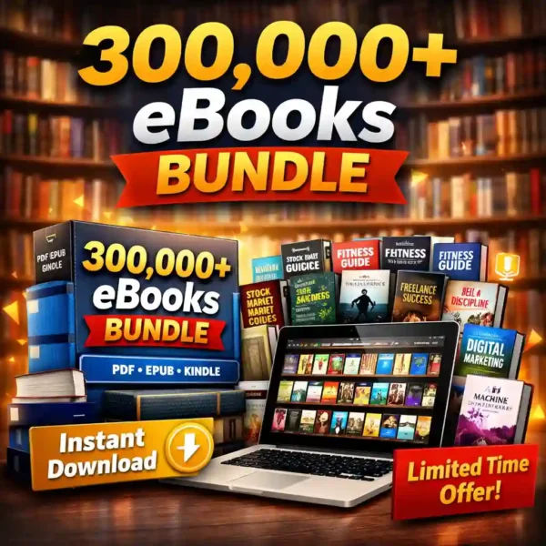300,000+ Premium eBook Mega Bundle