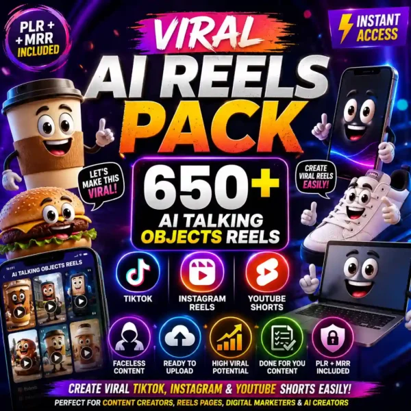 Ultimate AI Talking Objects Viral Reels Bundle