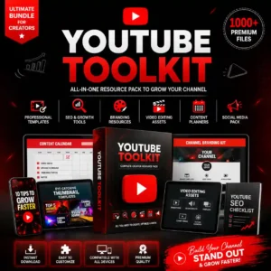 YouTube Toolkit – Complete Bundle for YouTubers & Content Creators