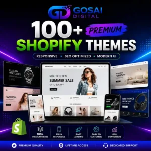 100+ Premium Shopify Themes Bundle – Responsive eCommerce Templates Collection