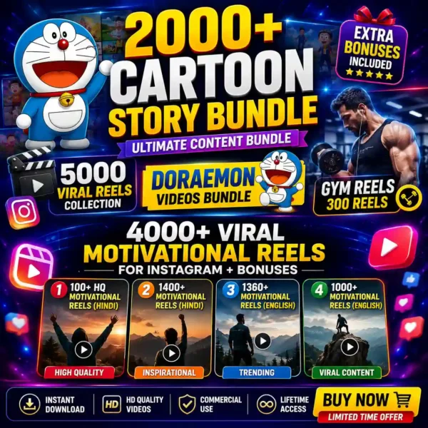 2000+ Cartoon Story Bundle
