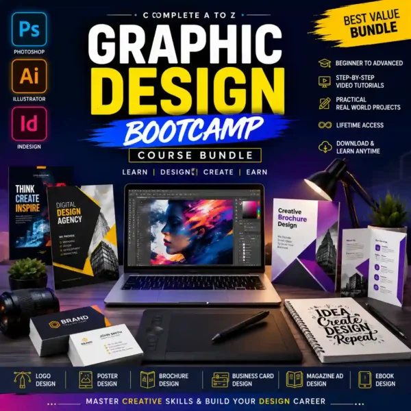 Graphic Design Bootcamp Course Bundle