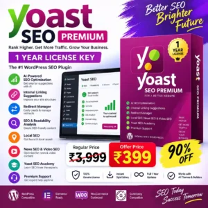 Yoast SEO Premium 1 Year License Key